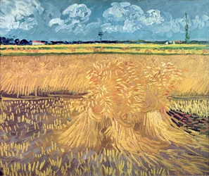 Weizenfeld mit Garben, 1888